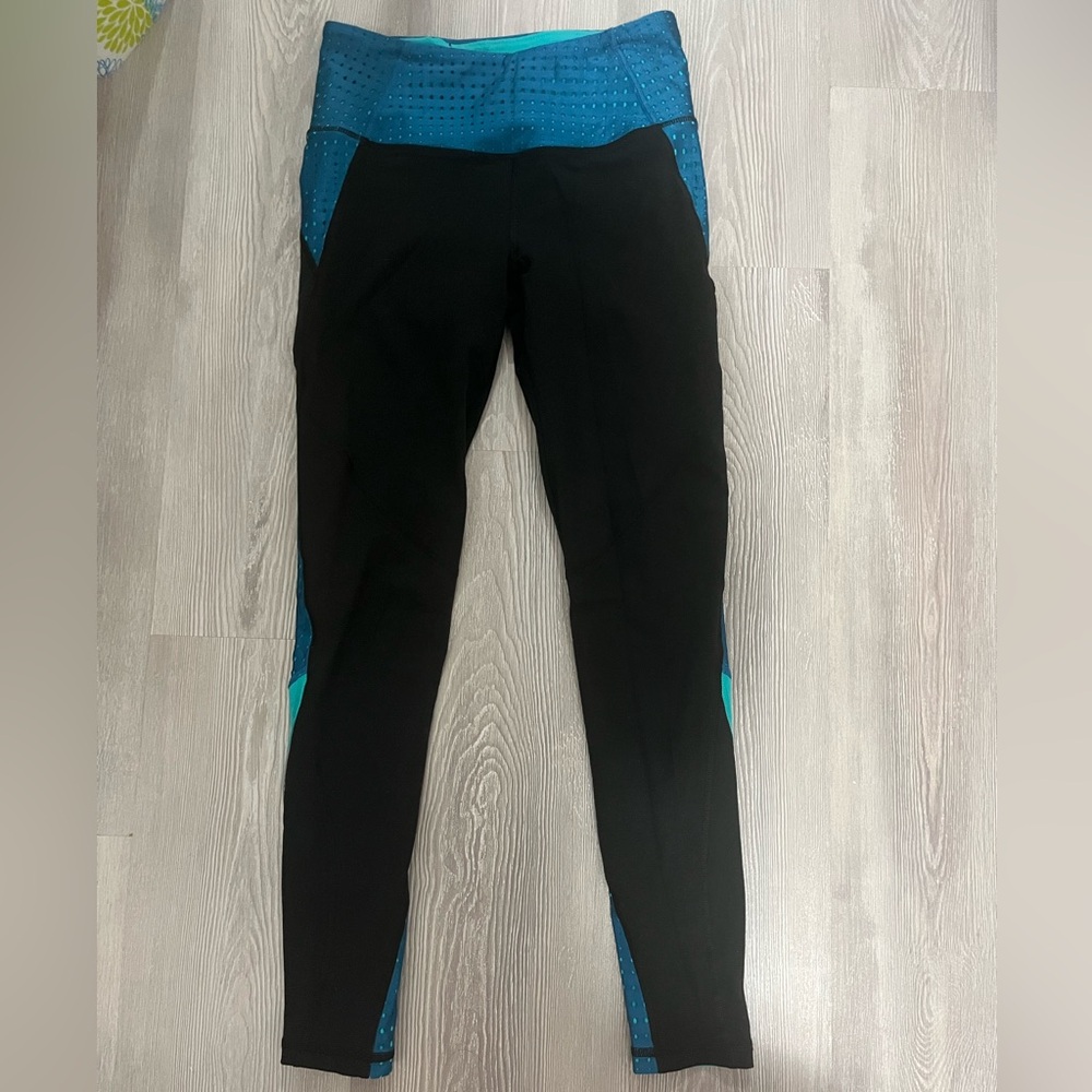 VSX Victorias Secret Black and Blue Leggings size XS